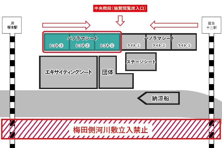 協賛観覧席購入 | なにわ淀川花火大会