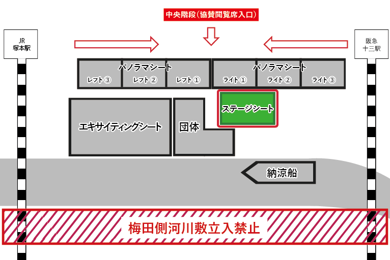 淀川花火大会　チケット　エキサイティングシート　大人2枚　その2