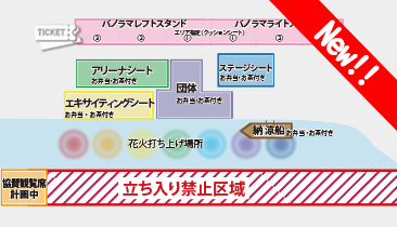 協賛観覧席販売 New